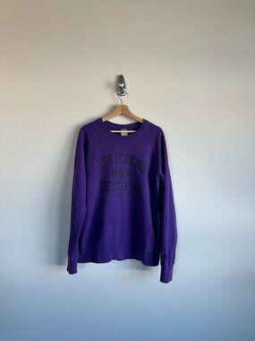 Vintage Nike Efficiens Non Decorus Purple Crewneck Sweatshirt  Size Large